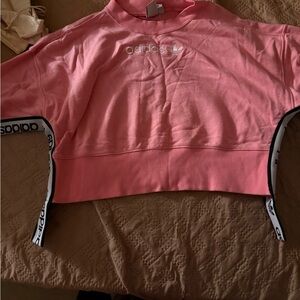 Adidas Pink Logo Sweatshirt